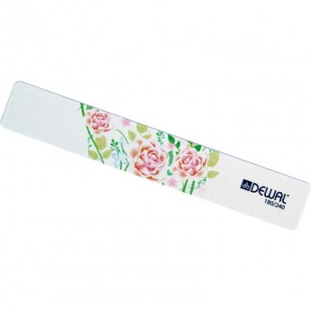 Пилка серии "Design Edition" для ногтей,широкая,180/240, 18 см DEWAL 9102875 Пилка серии "Design Edition" для ногтей,широкая,180/240, 18 см DEWAL 9102875