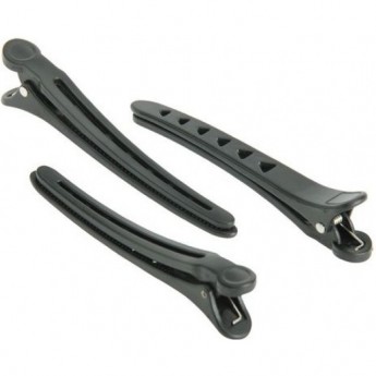 Зажим для волос черный, 11.8 см (6 шт) DEWAL JB0018 Зажим для волос черный, 11.8 см (6 шт) DEWAL JB0018