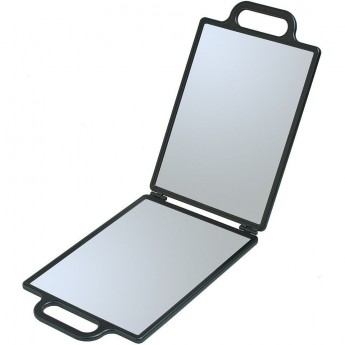 Зеркало заднего вида черное складное, с двумя ручками (23 х 30 см) DEWAL NB00035 Зеркало заднего вида черное складное, с двумя ручками (23 х 30 см) DEWAL NB00035